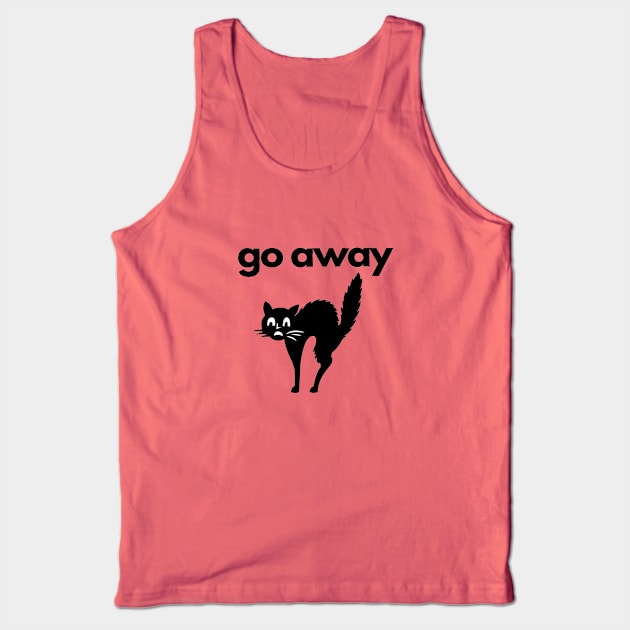 Go away introvert cat Tank Top by Benivick